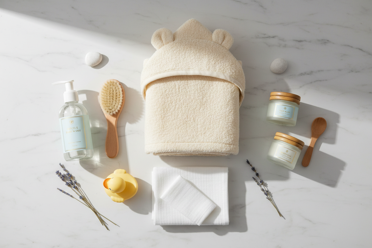 Baby Bath Time Essentials