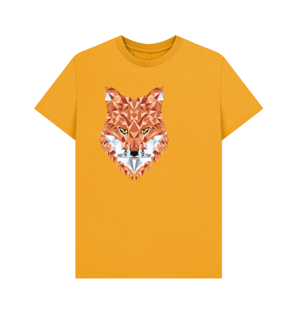 Mustard Printed T-shirt Front