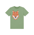 Sage Printed Kids T-Shirt Front