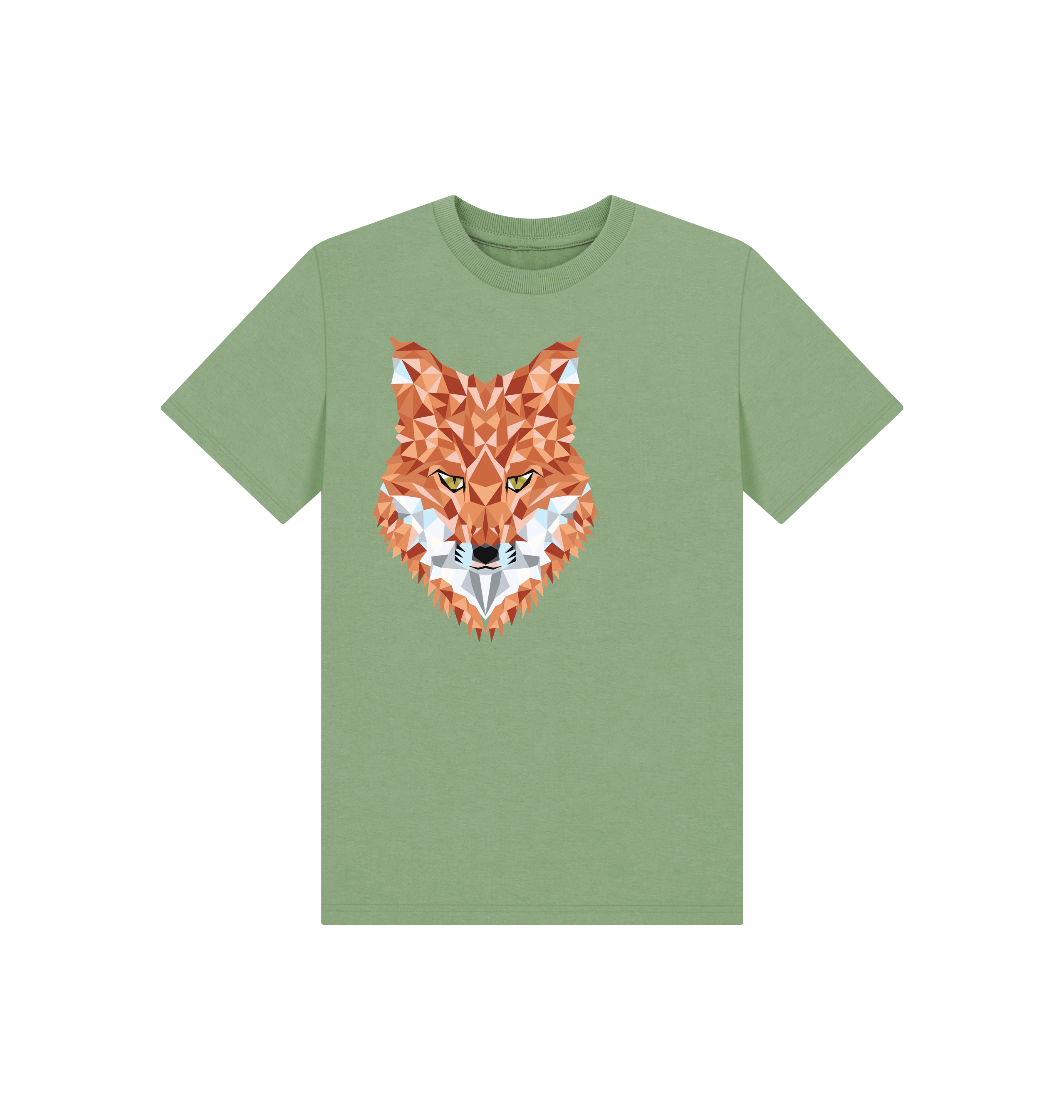 Sage Printed Kids T-Shirt Front