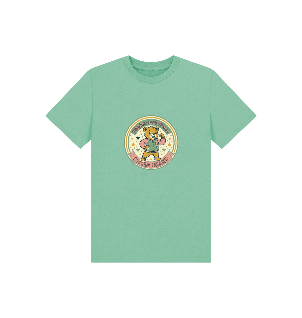 Peppermint Printed Kids T-Shirt Front