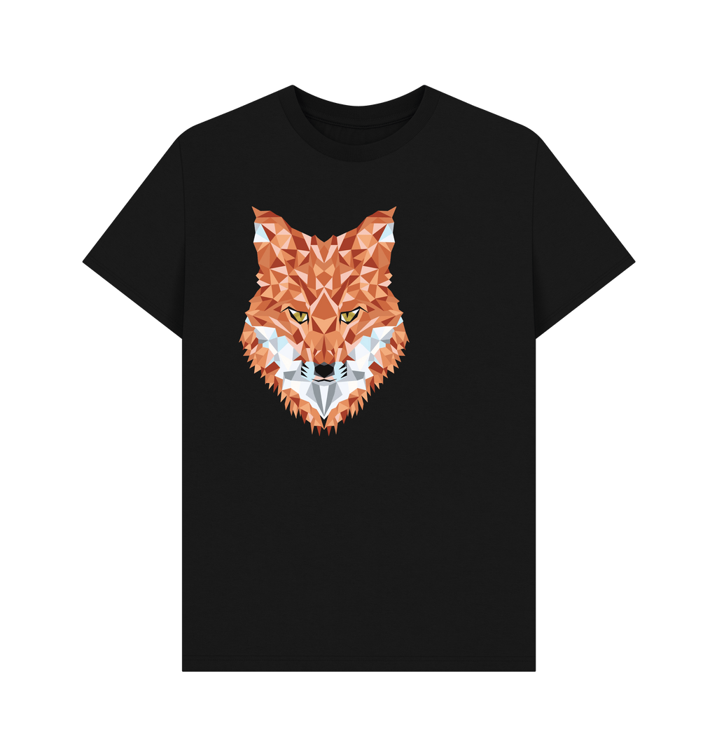 Black Printed T-shirt Front