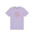 Soft Lilac Printed Kids T-Shirt Front