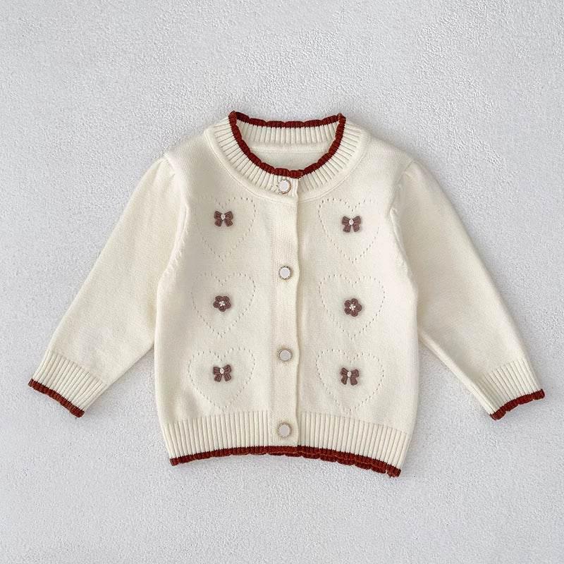 Baby Girls Knitted Long Sleeves Cardigan - Giggles and Grace